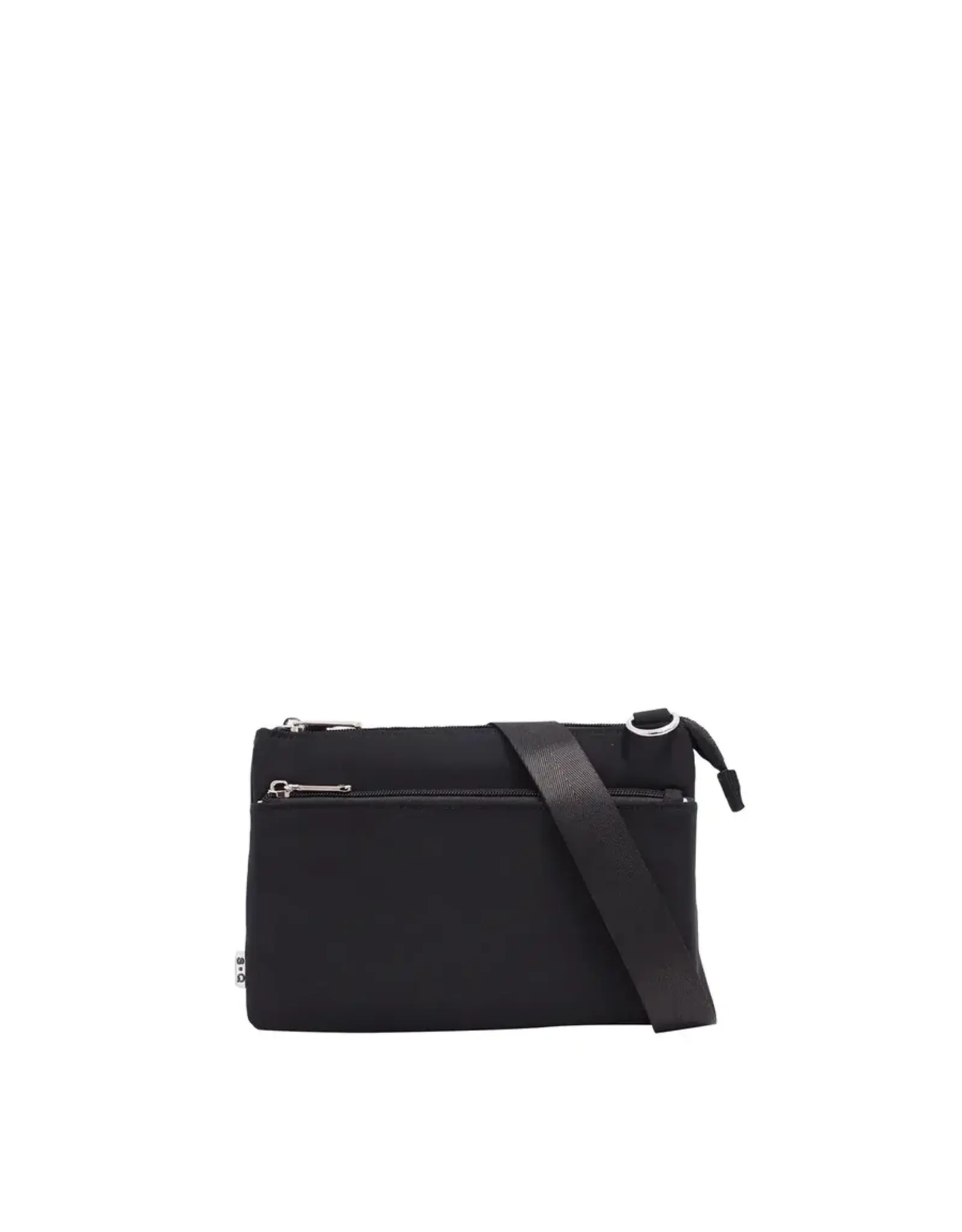 Sasha Nylon Crossbody - Black