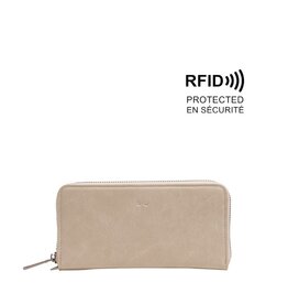 Jezebel Zip-Around Wallet - Cream