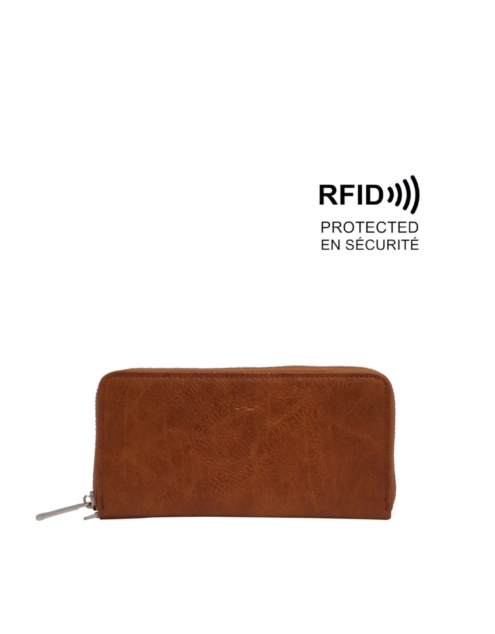 Jezebel Zip-Around Wallet - Camel