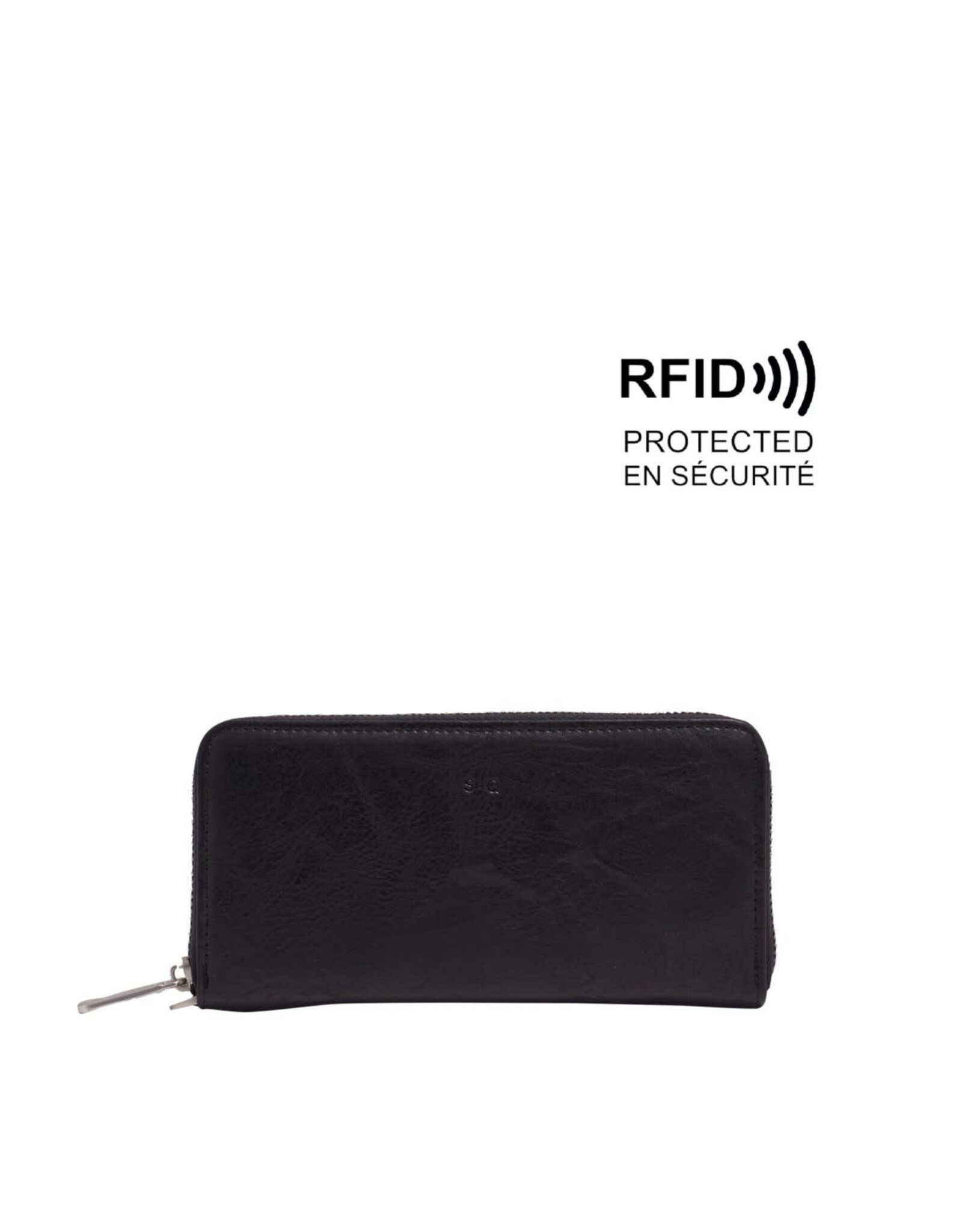 Jezebel Zip-Around Wallet - Black