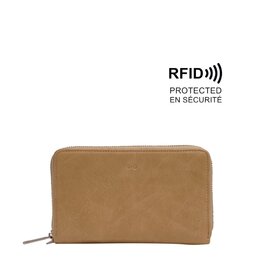 Zibby Passport Holder - Light Khaki