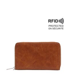 Zibby Passport Holder - Camel
