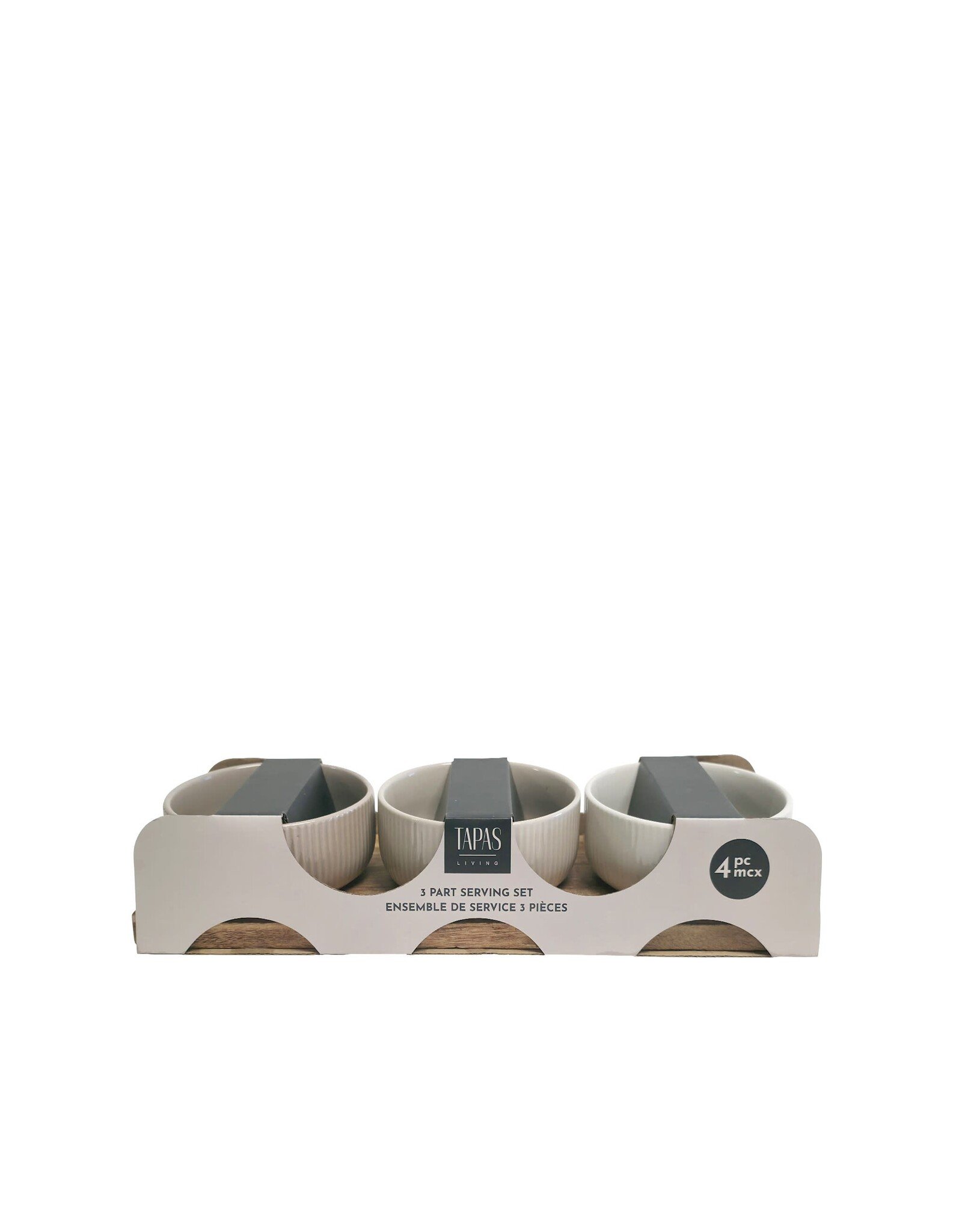 3PC Ceramic Bowl Serving Set