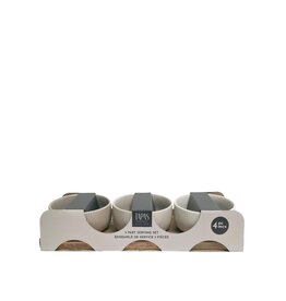 3PC Ceramic Bowl Serving Set