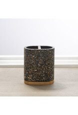 Soren Terrazo Cement Tooth Brush Holder - Black