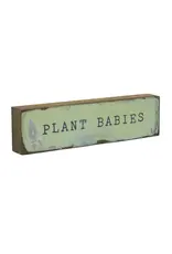 Cedar Mountain Studios Medium Word Block - Plant Babies