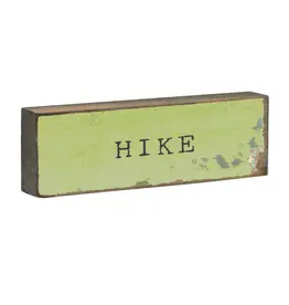 Cedar Mountain Studios Small Word Block - Hike