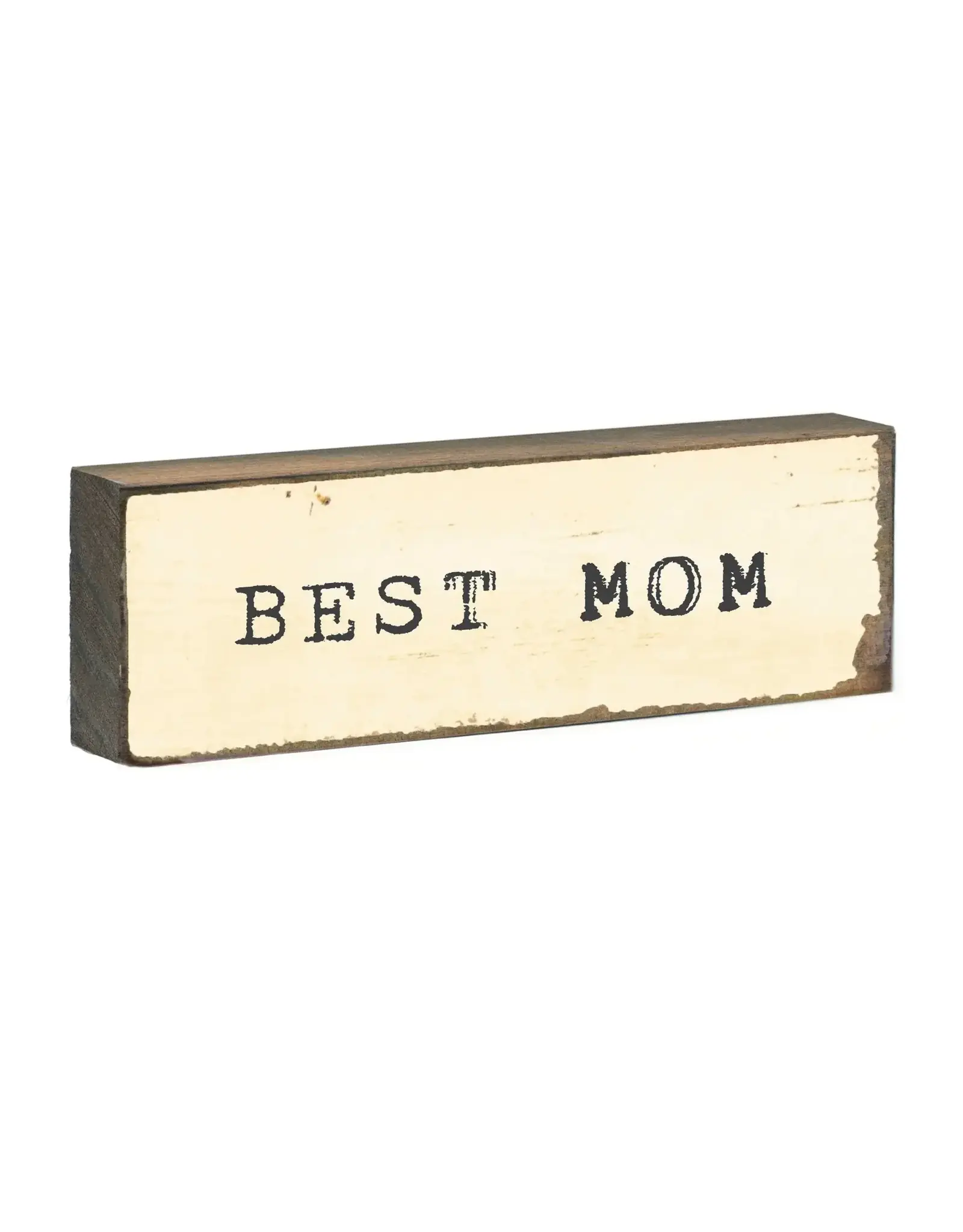 Cedar Mountain Studios Small Word Block - Mom