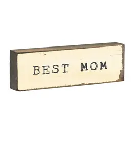 Cedar Mountain Studios Small Word Block - Mom
