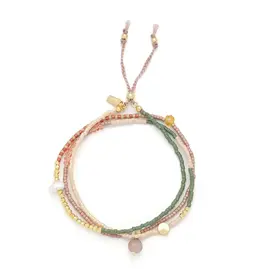 Mixed Media Wrap - Healing/Tourmaline/Gold