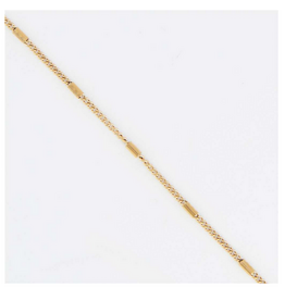 20" Gold Necklace - Satellite