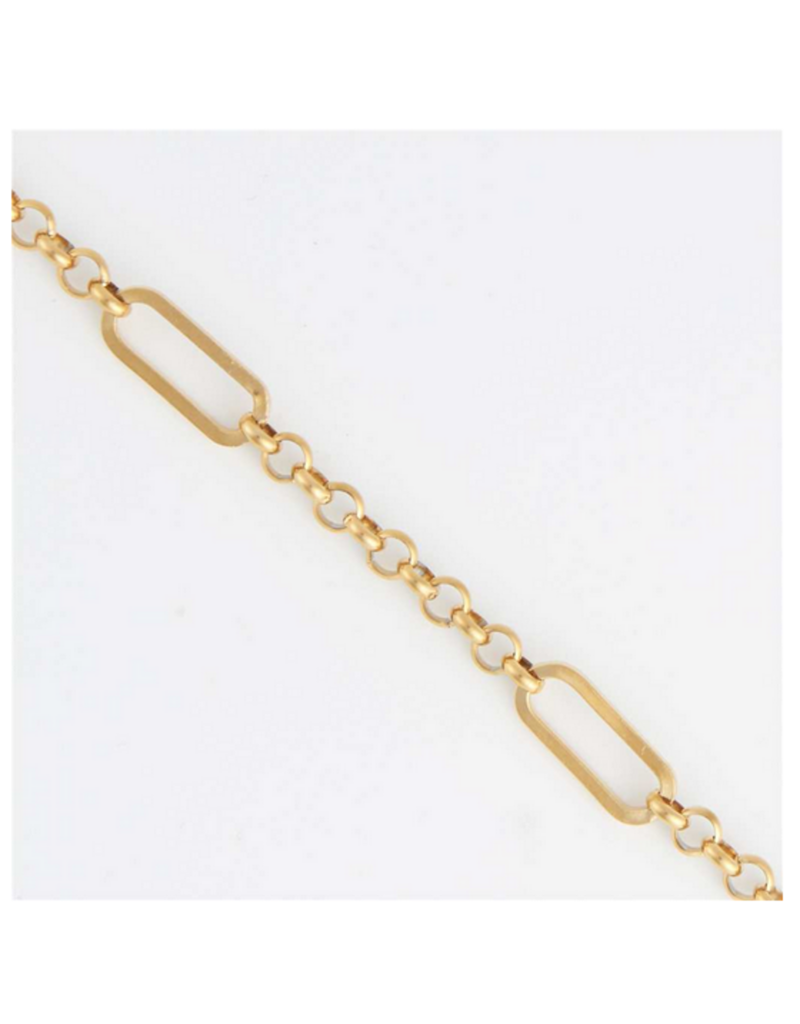 20" Gold Necklace - Rolo Link