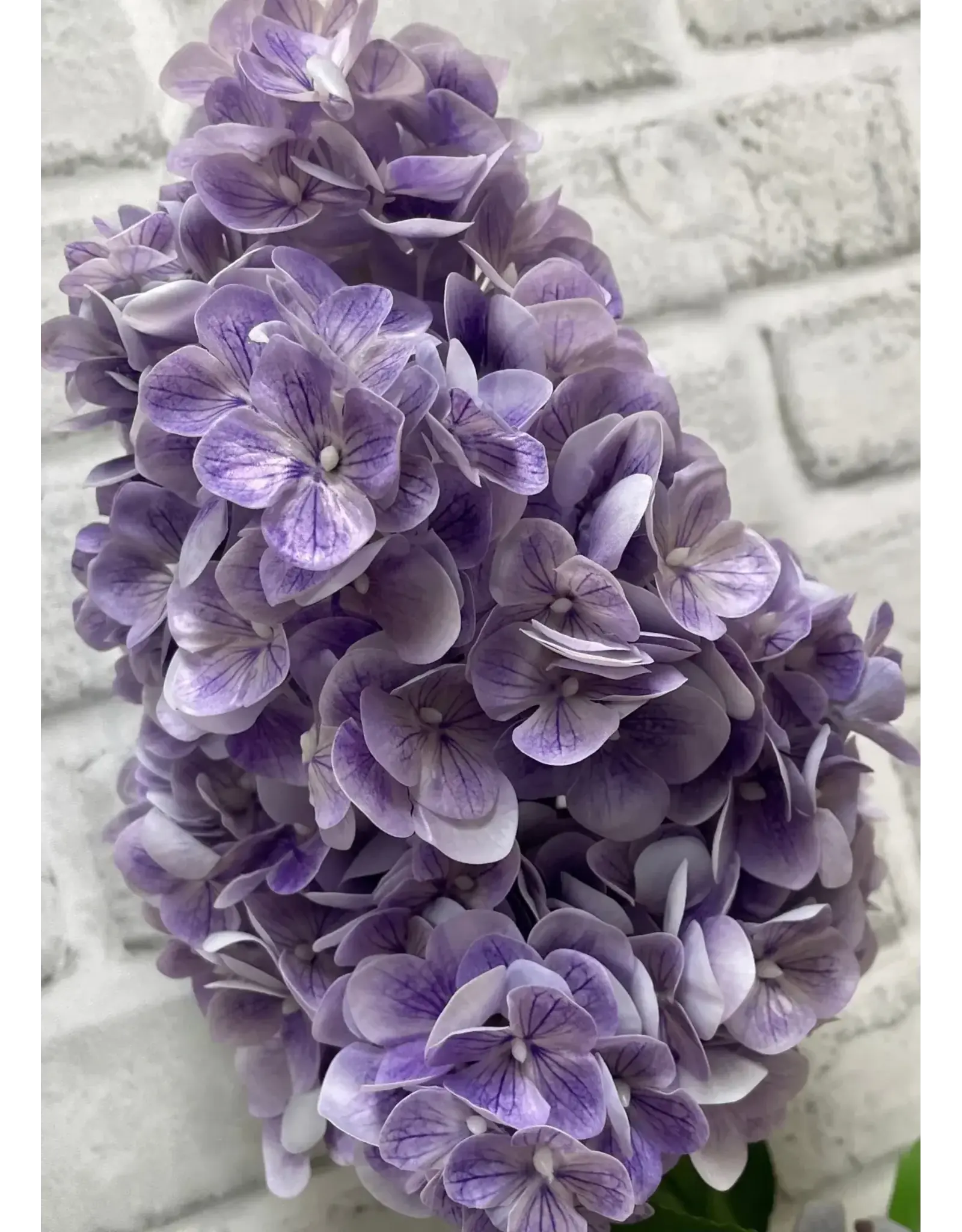 33" Fresh Touch Cone Hydrangea Spray - Lavender