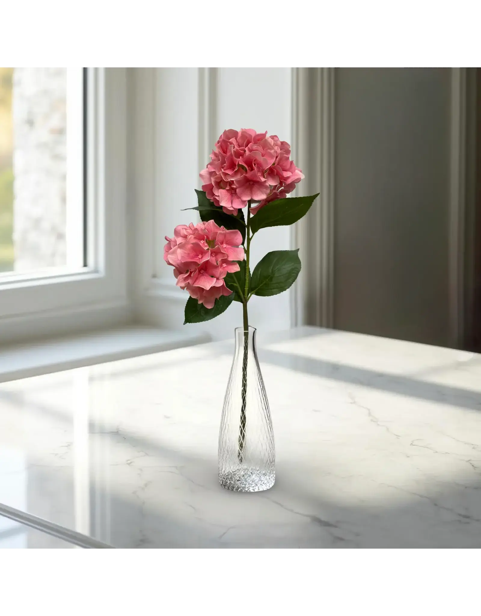 32" Fresh Touch Hydrangea Spray - Pink