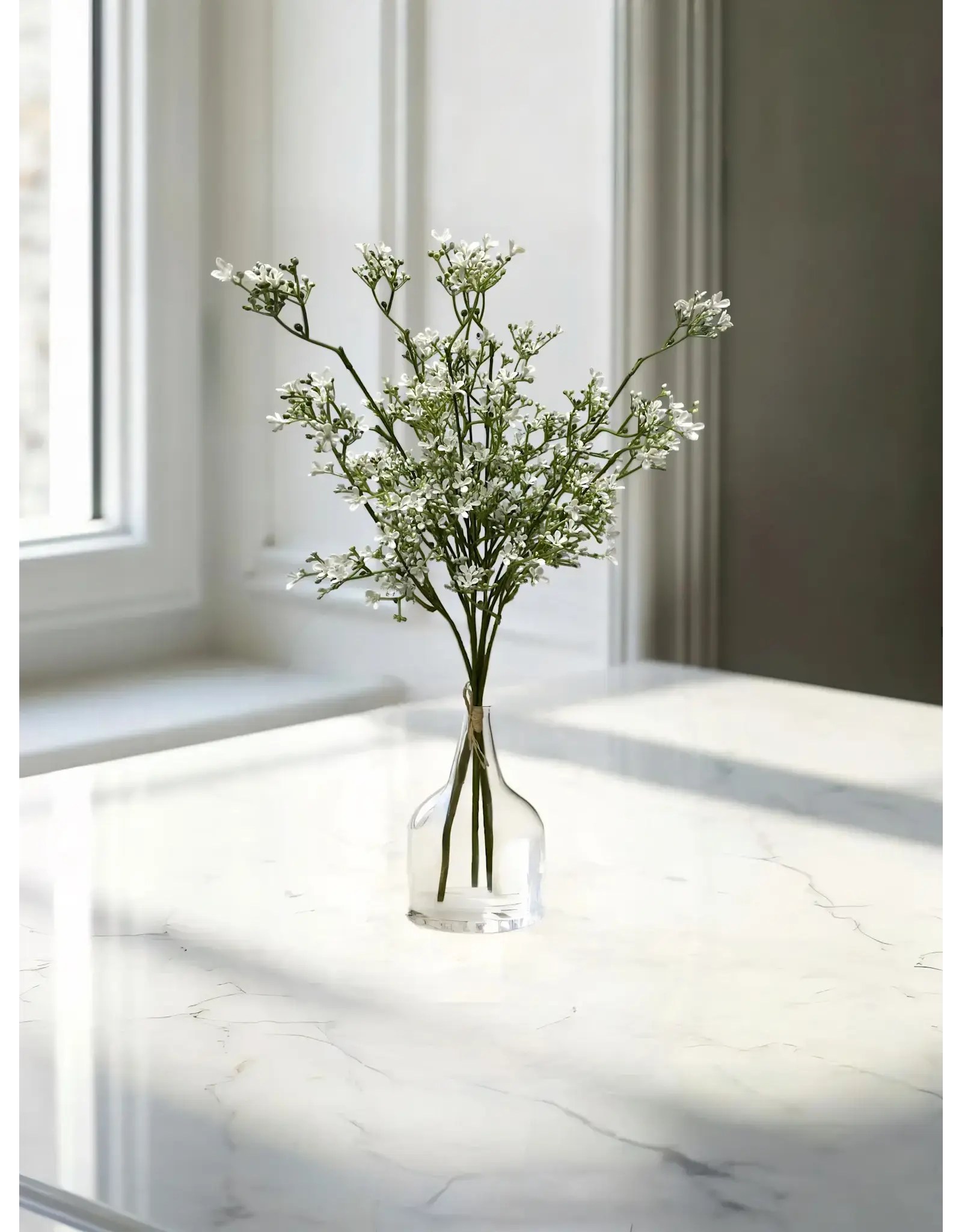 27" Mini Flower Bundle - White