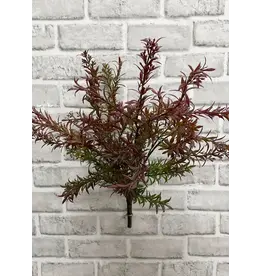 33" Sage Bush - Burgundy/Green
