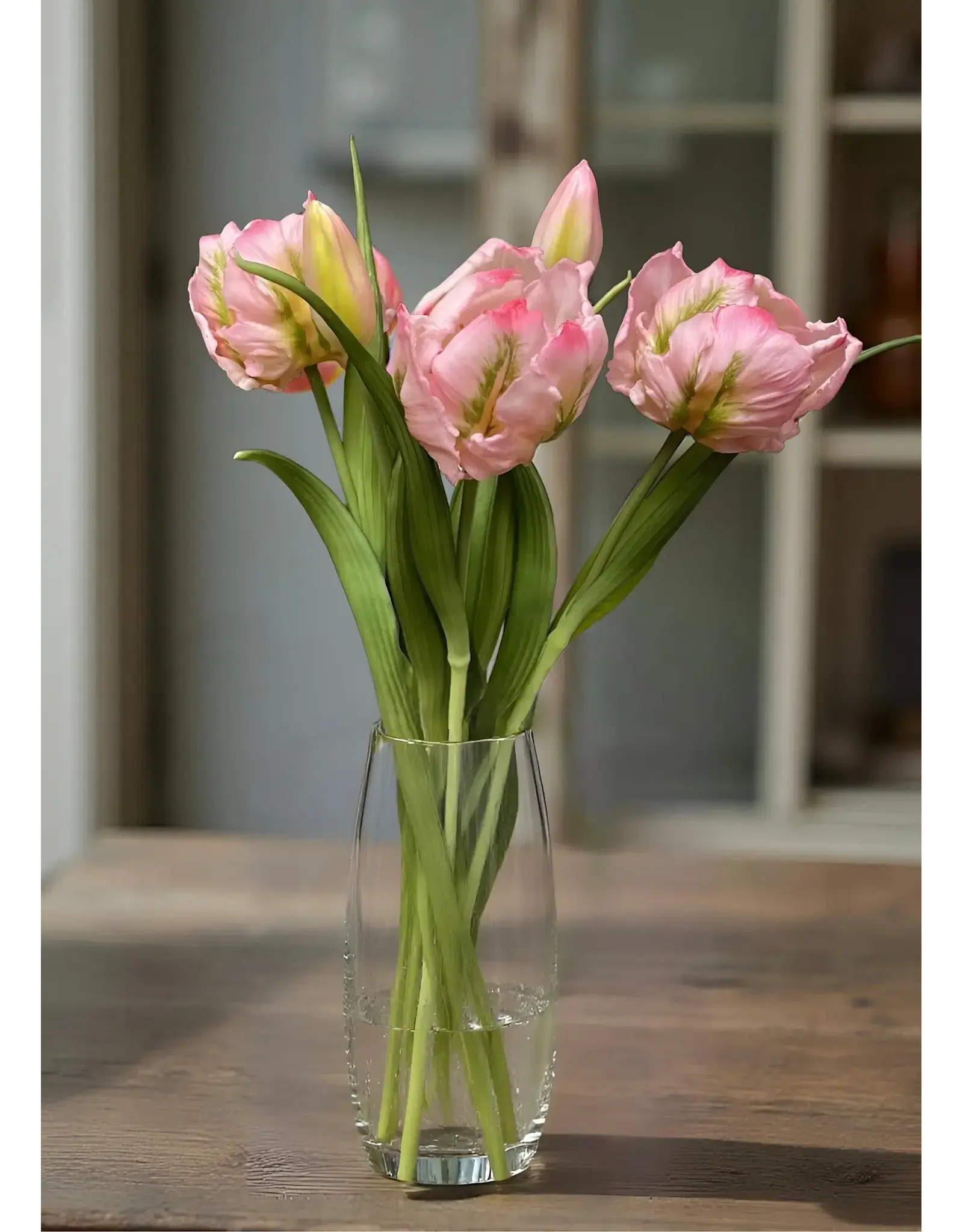 16" Fresh Touch Parrot Tulip - Pink