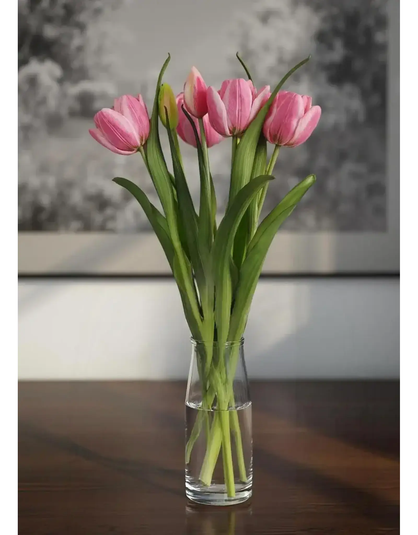 16" Fresh Touch Double Late Tulip - Pink