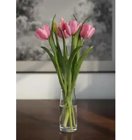 16" Fresh Touch Double Late Tulip - Pink