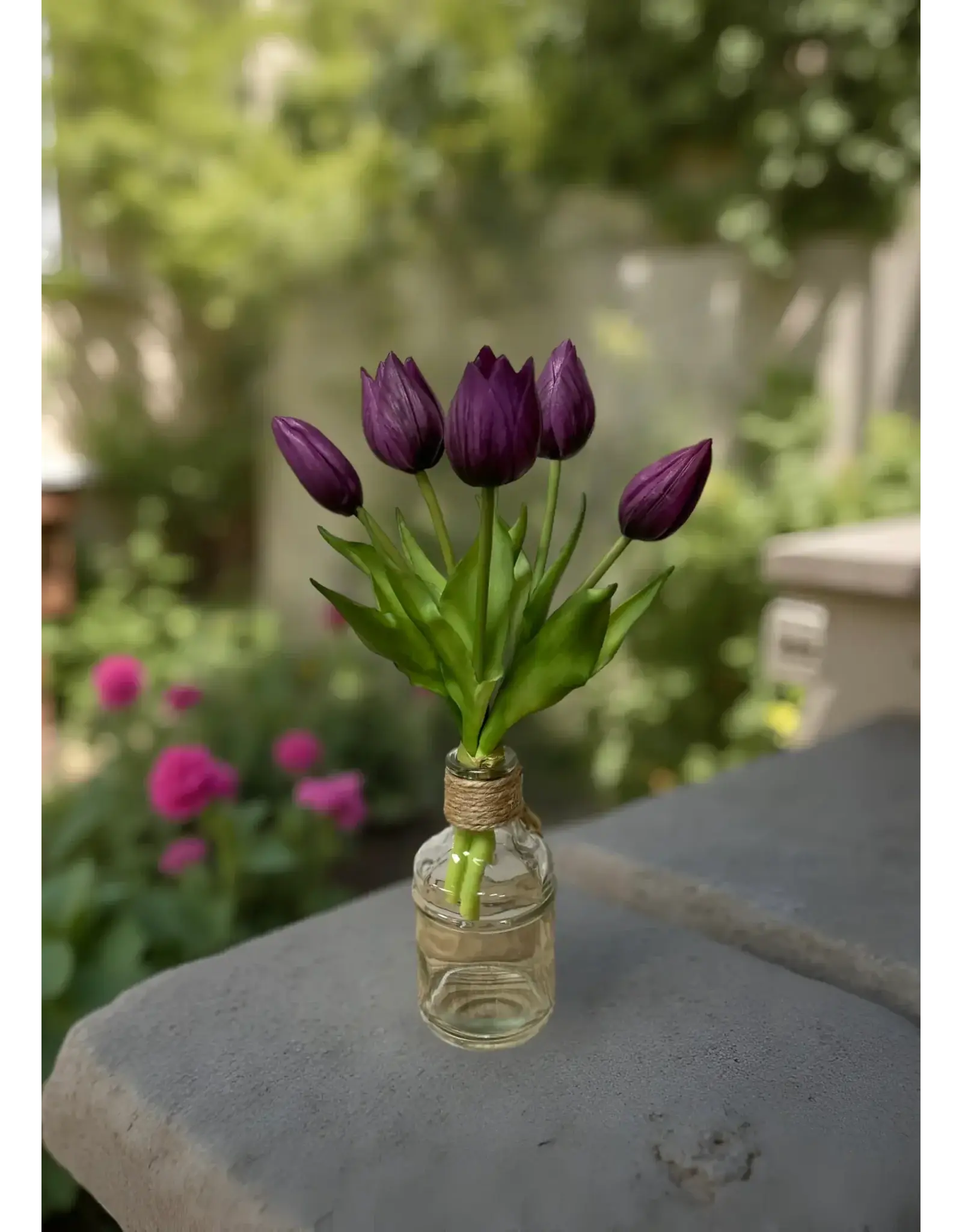 10" Fresh Touch Mini Tulip Bundle - Purple