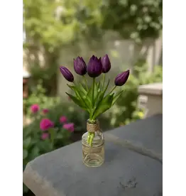 10" Fresh Touch Mini Tulip Bundle - Purple