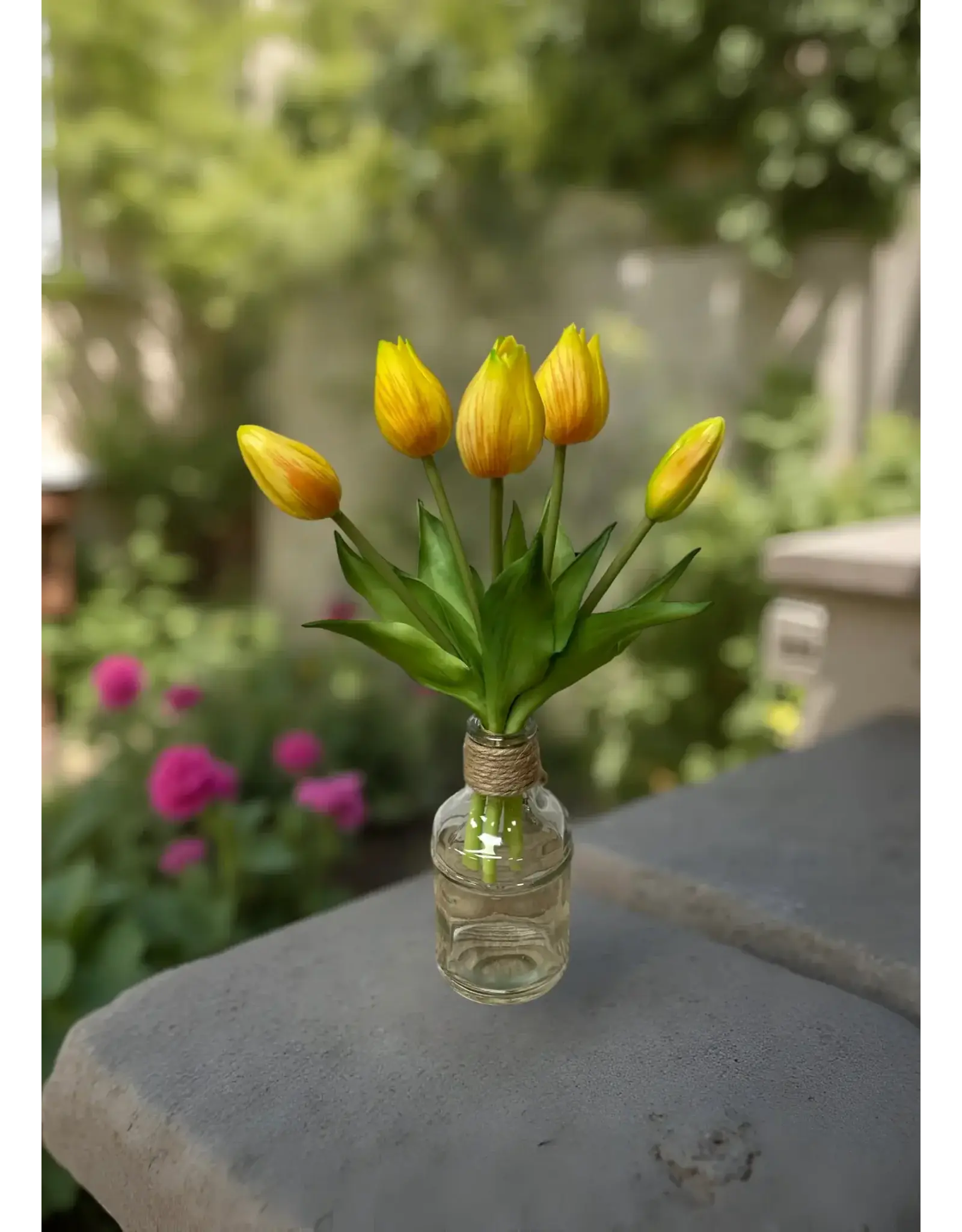 10" Fresh Touch Mini Tulip Bundle - Yellow