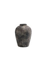 Black Terracotta Vase - medium