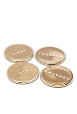 Drunk Expressions Coasters - set of 4