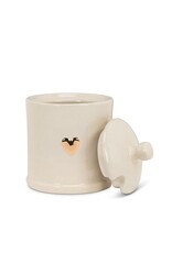 Covered Jar with Heart