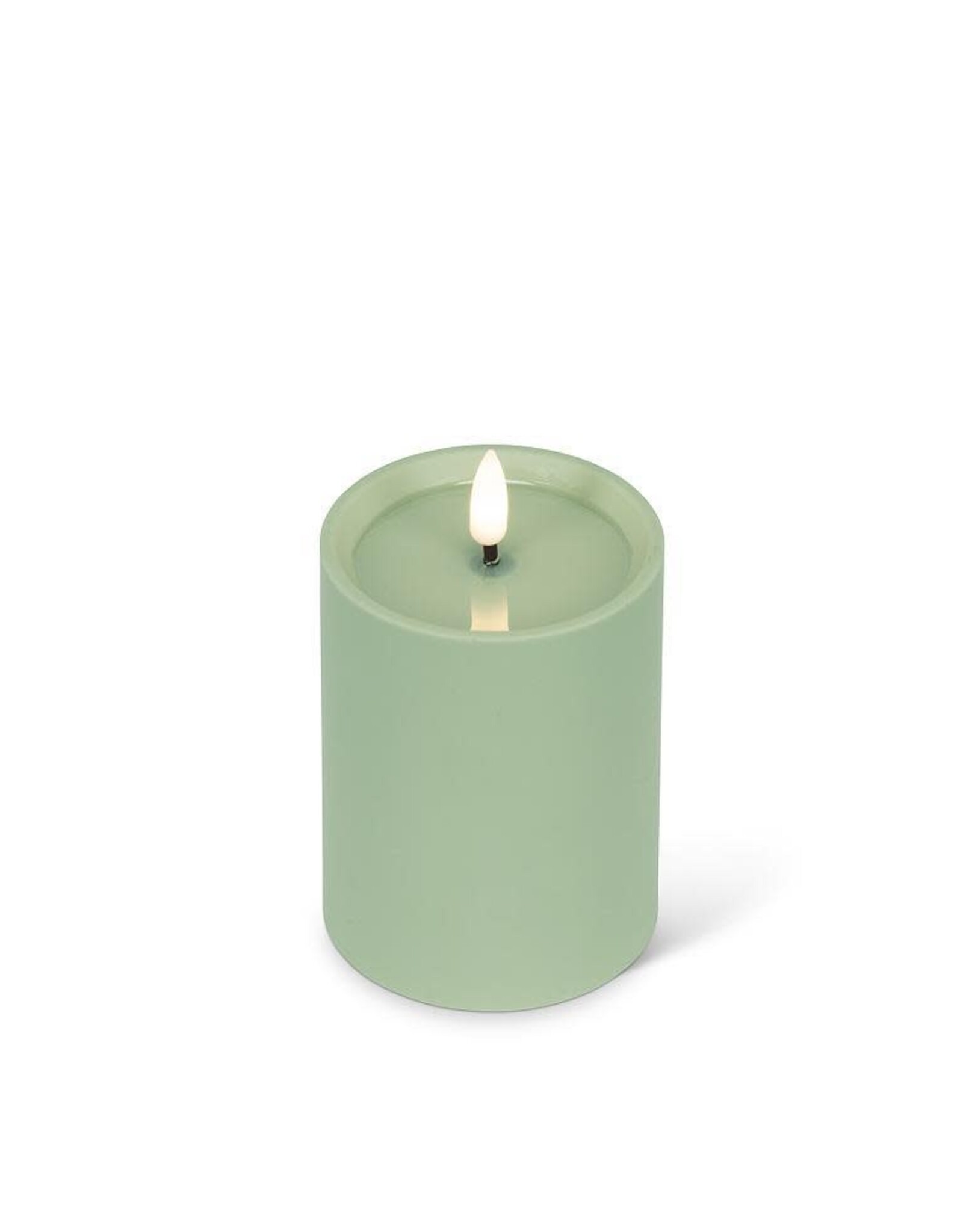 Green Indoor/Outdoor LED Candle - 3X4"