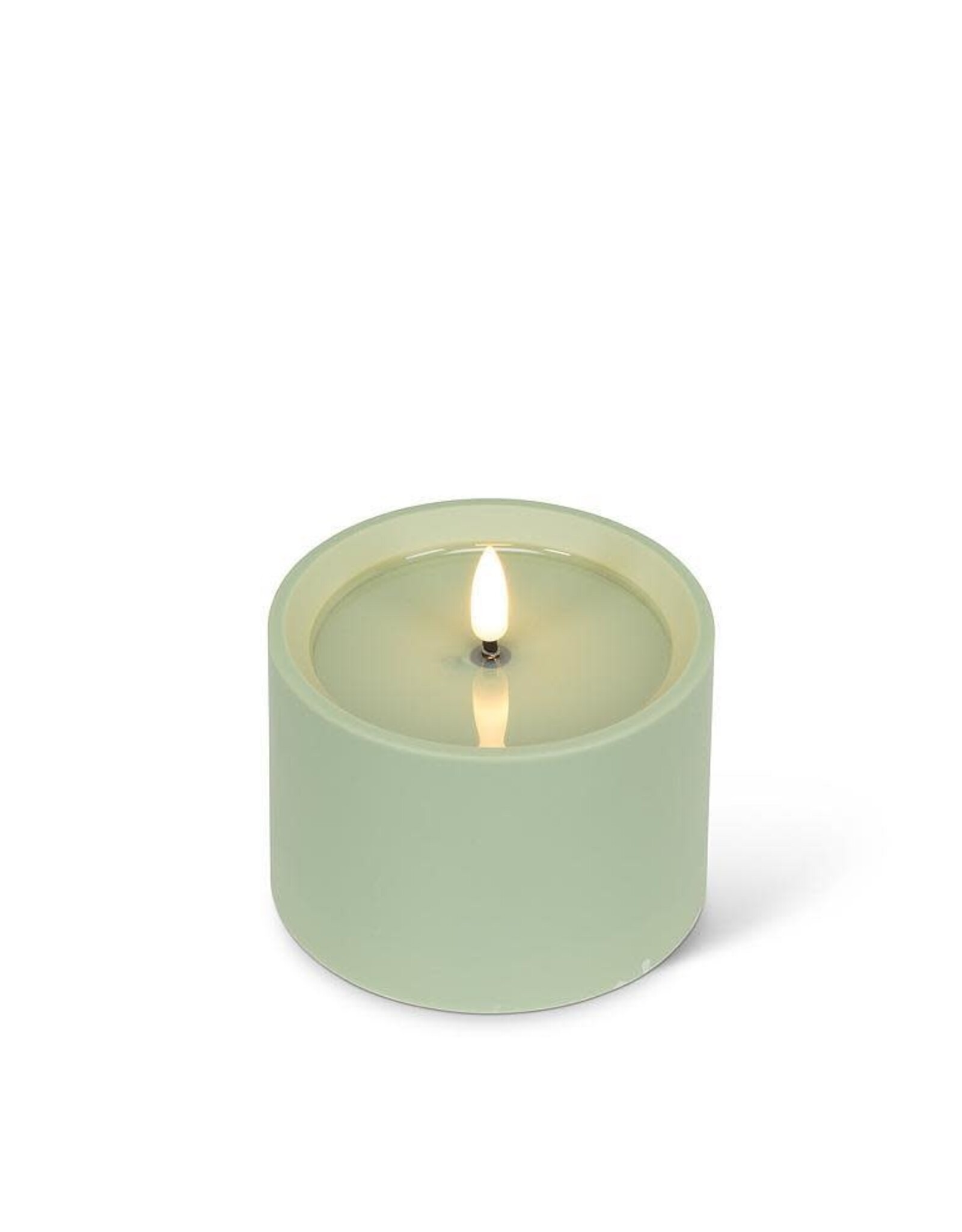 Green Indoor/Outdoor LED Candle - 4X3"