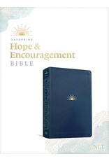 Hope & Encouragement Bible - NLT, Navy Blue