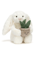 Jellycat Cream Bunny with Plant