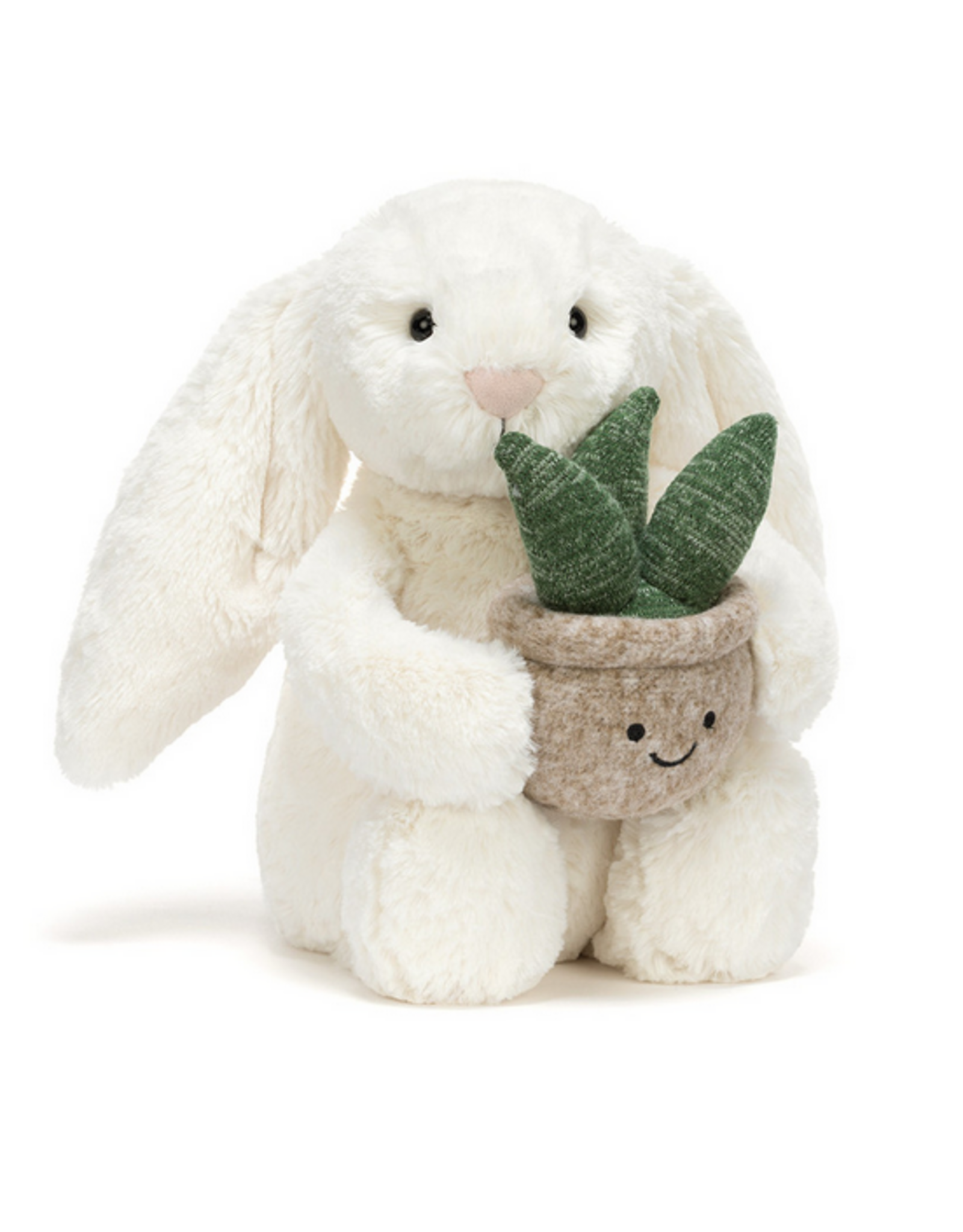 Jellycat Cream Bunny with Plant
