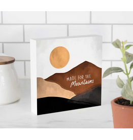 Word Block - Made for Mountains
