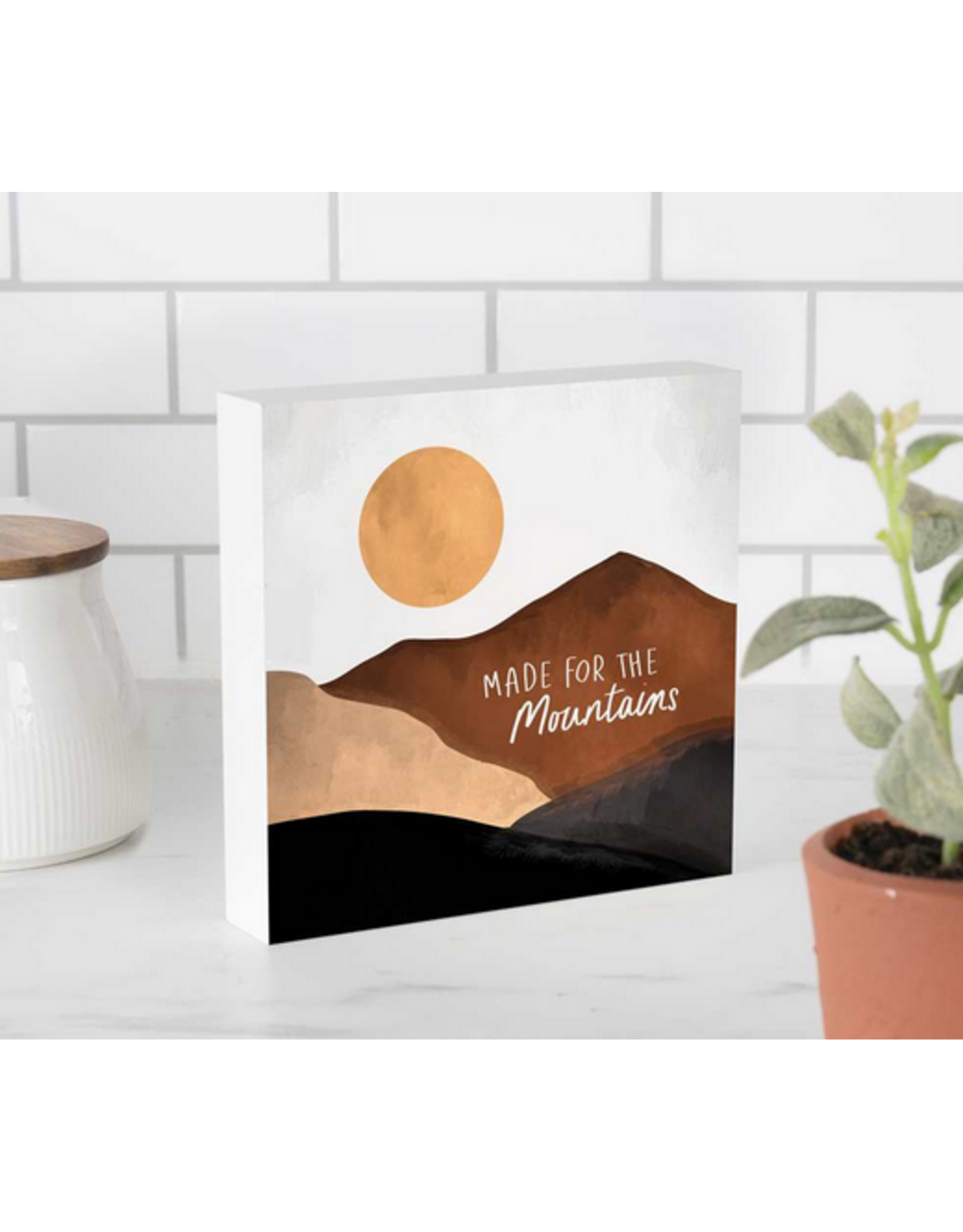 Word Block - Made for Mountains