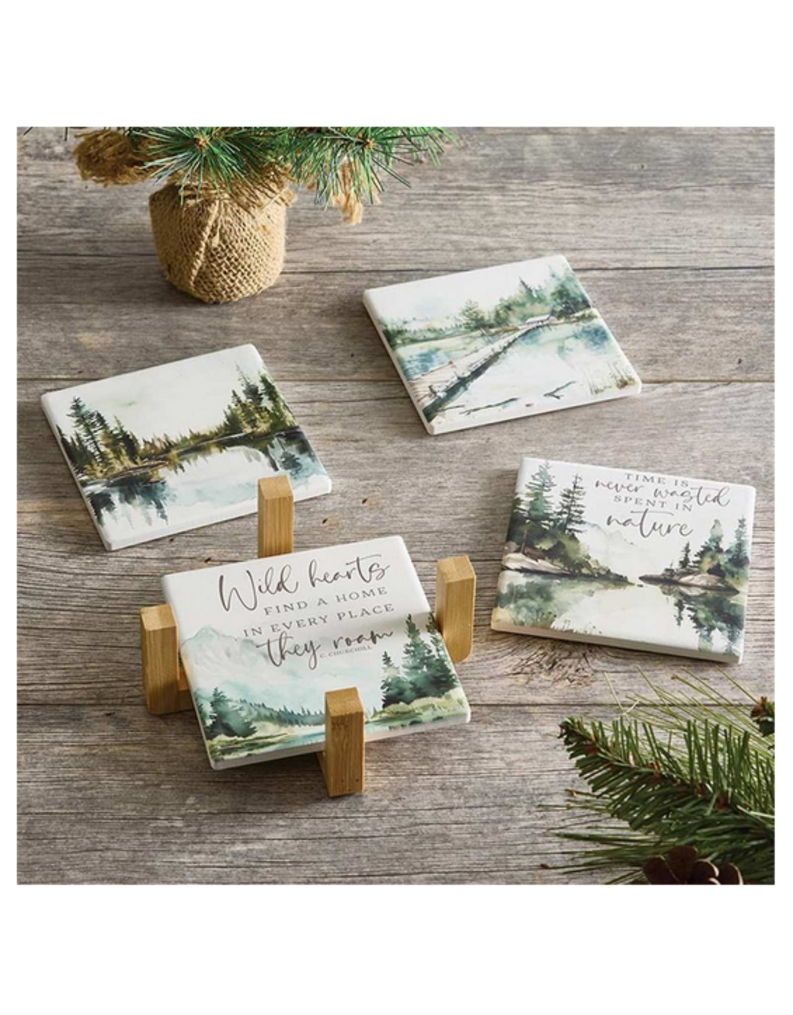 Coasters - Cabin Fever (4pk)