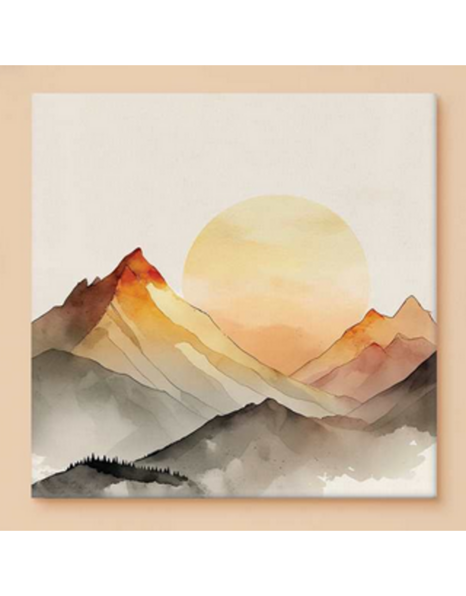 Canvas Art - Mountains