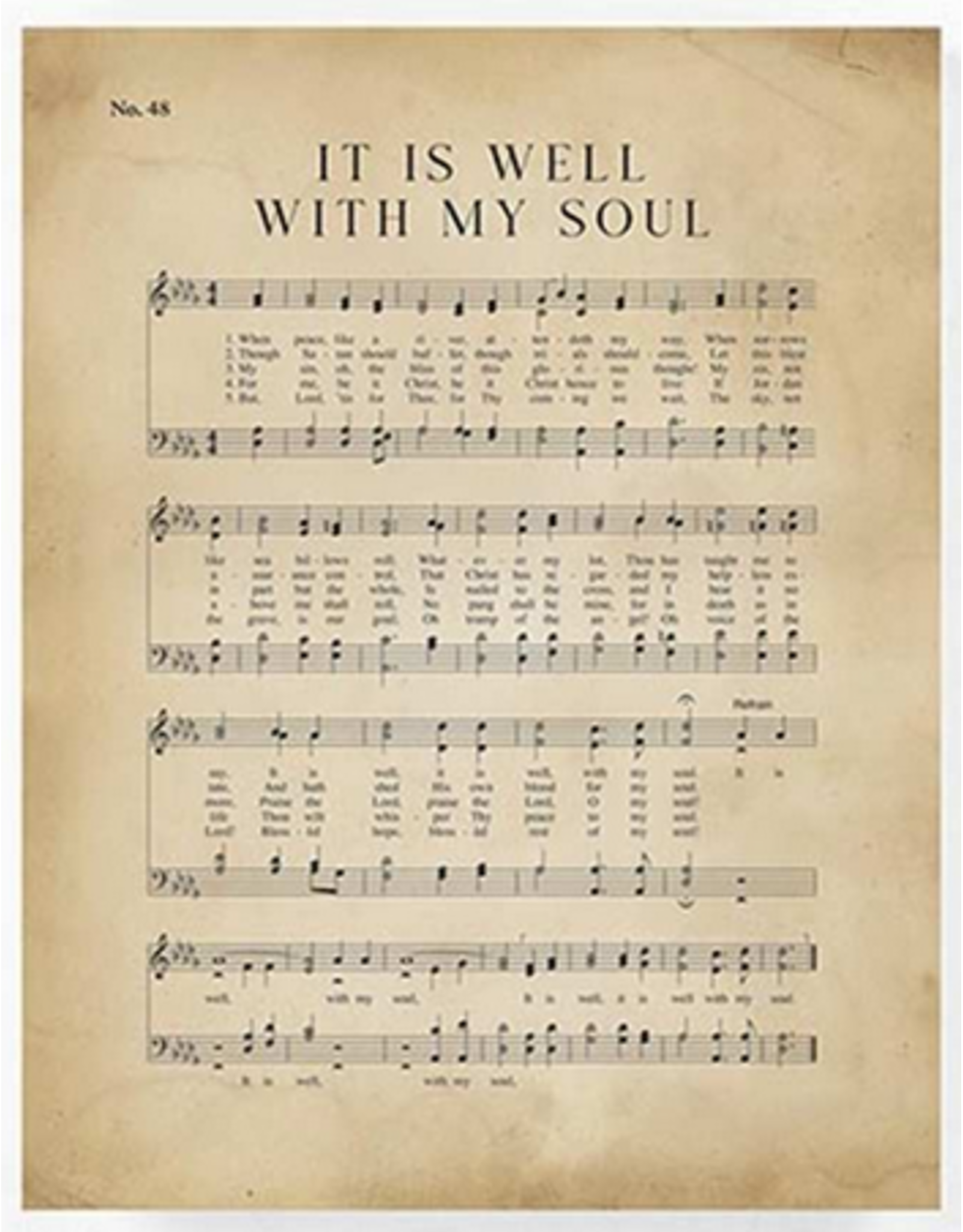 Hymn Block - It is Well With My Soul