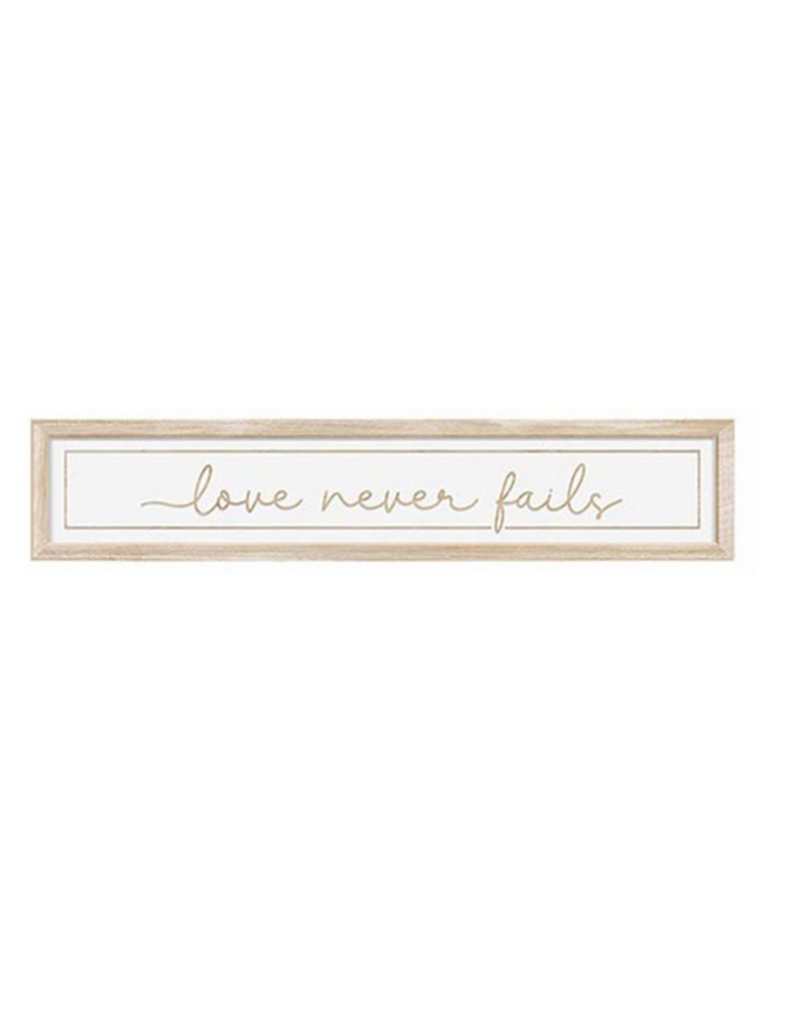 Carved Art - Love Never Fails
