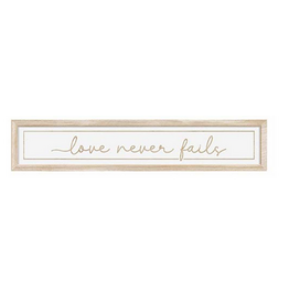 Carved Art - Love Never Fails