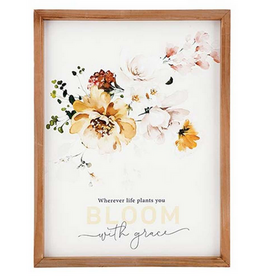 Framed Art - Wherever Life Plants You