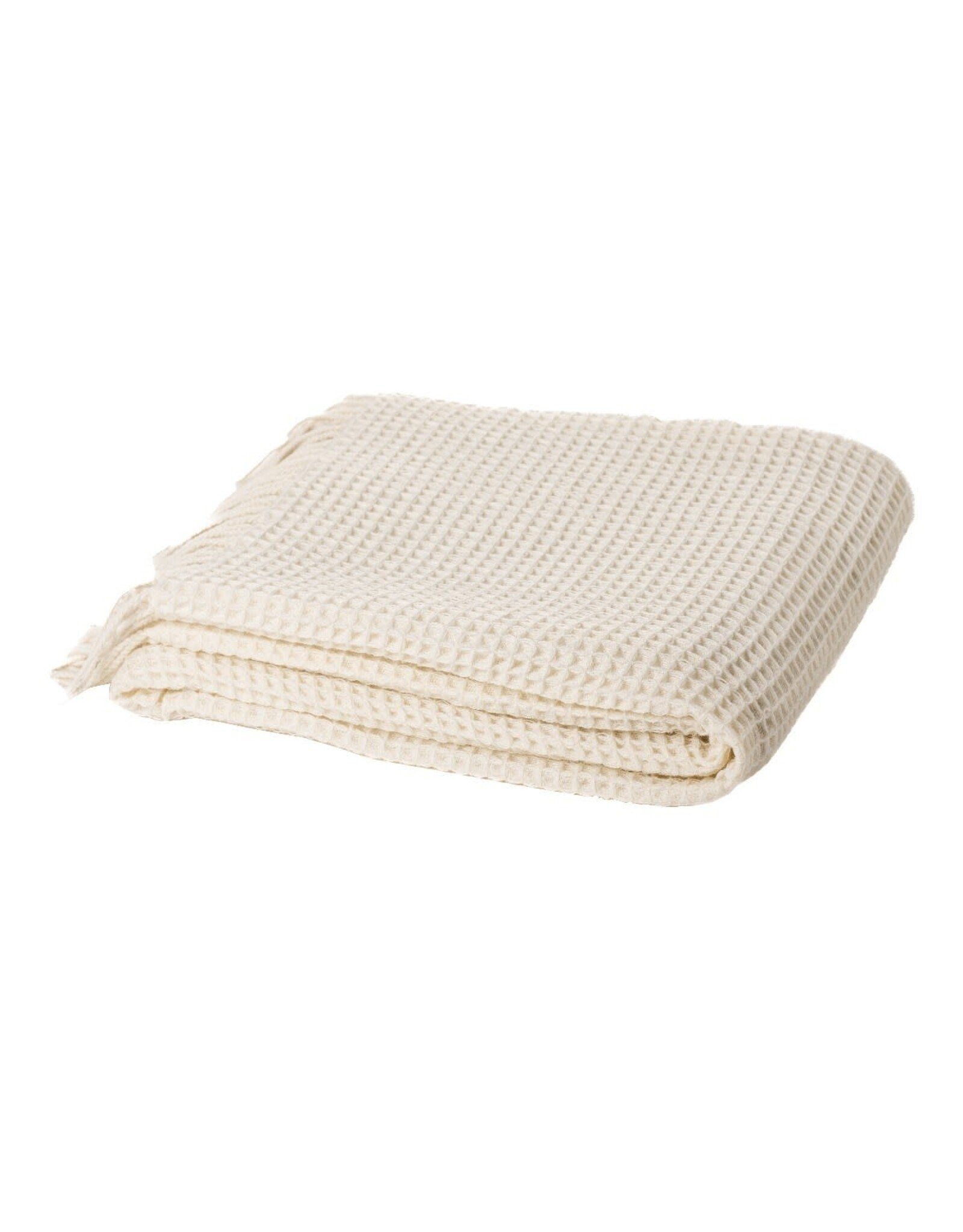 Coco Waffle Throw - Cream