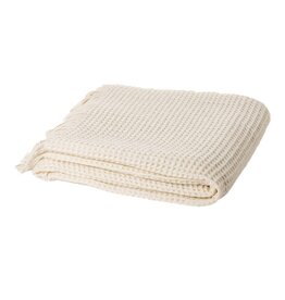Coco Waffle Throw - Cream