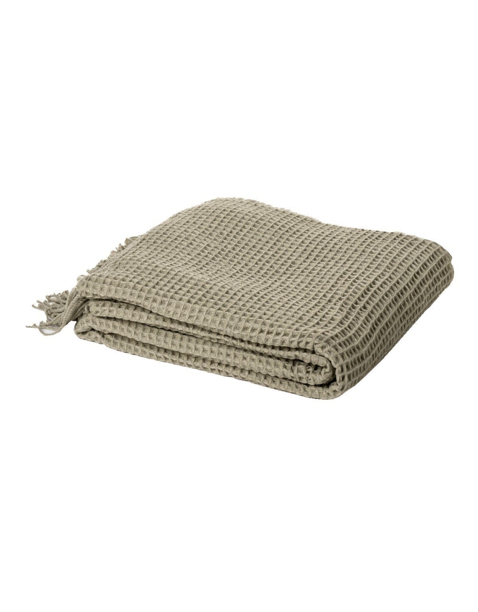 Coco Waffle Throw - Sage