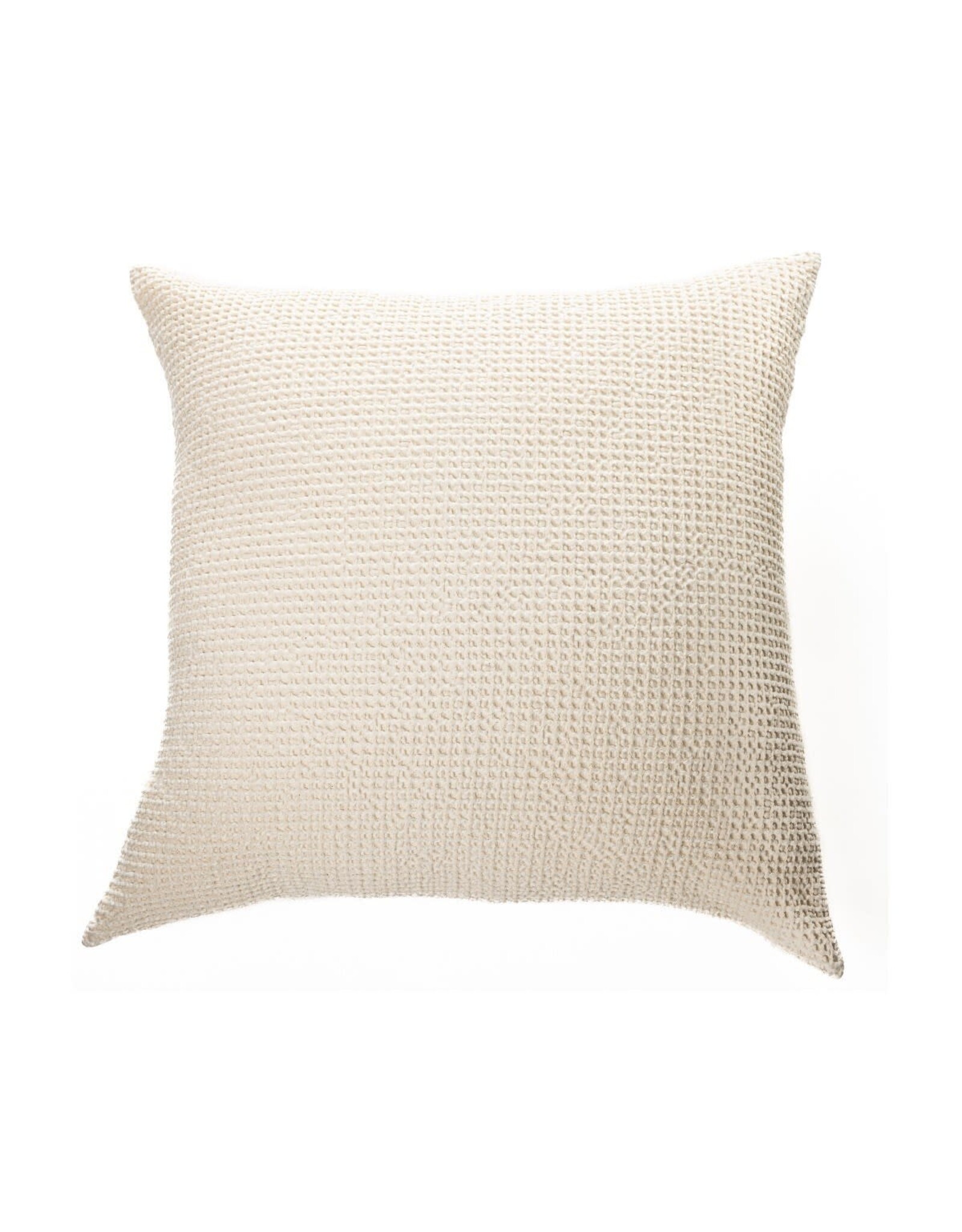 Cream Waffle Cushion - 18X18