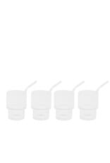 Empire Small Glass Tumblers, set of 4