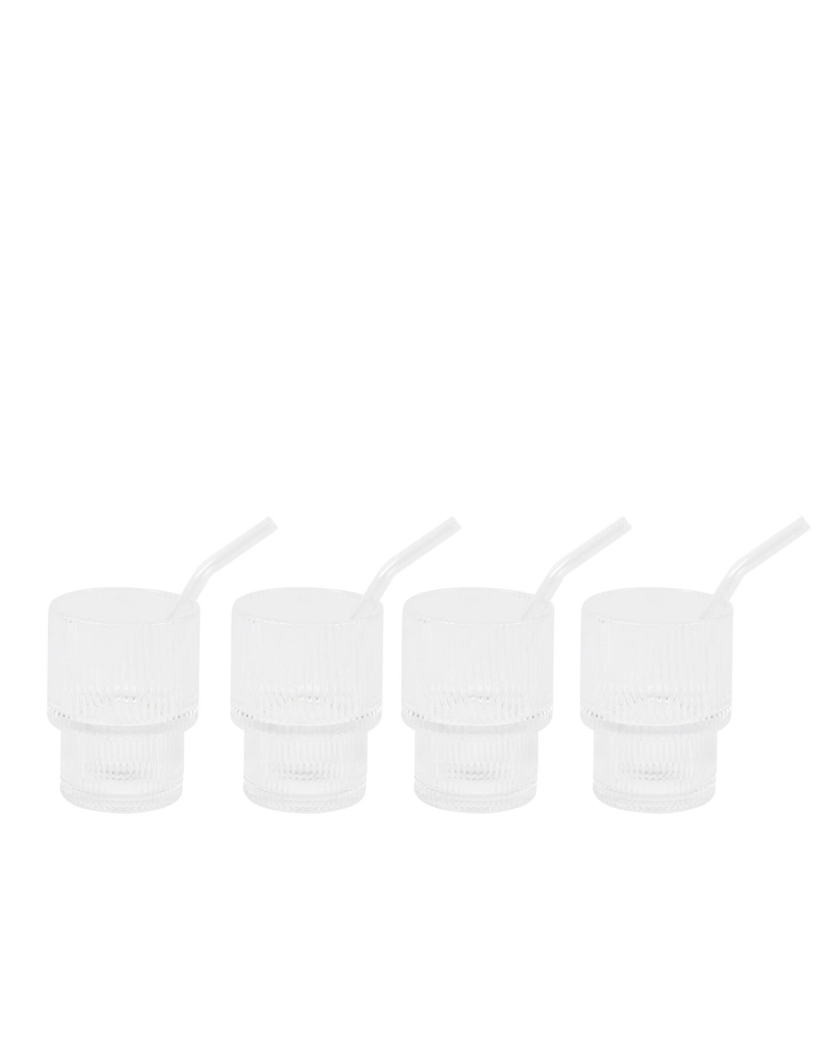 Empire Small Glass Tumblers, set of 4