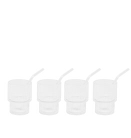 Empire Small Glass Tumblers, set of 4