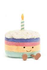 Jellycat Amuseables Rainbow Birthday Cake